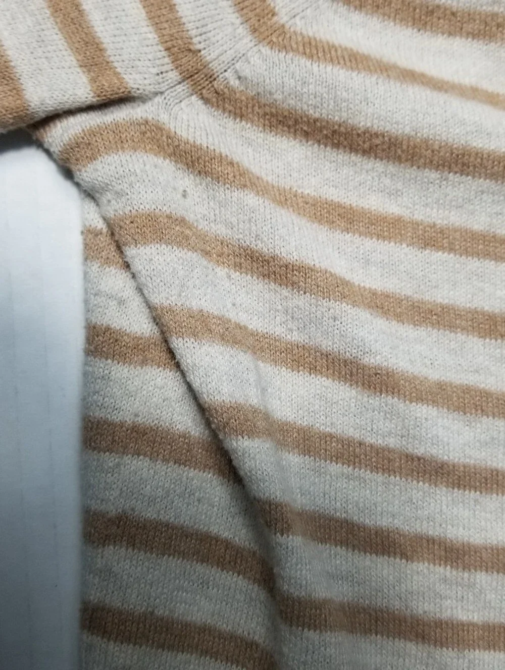 ANA WOMEN'S BROWN AND TAN SWEATER SIZE XL (READ FULL DESCRIPTION)
